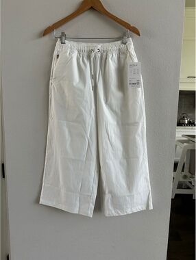 Athleta Midday Mid Rise Crop Poplin Pant Size XSP NEW
